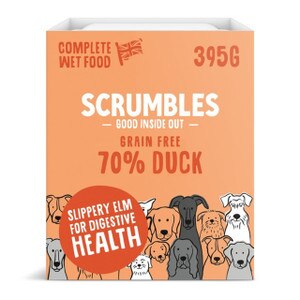 Scrumbles Duck Wet Dog Food Trays - 395g